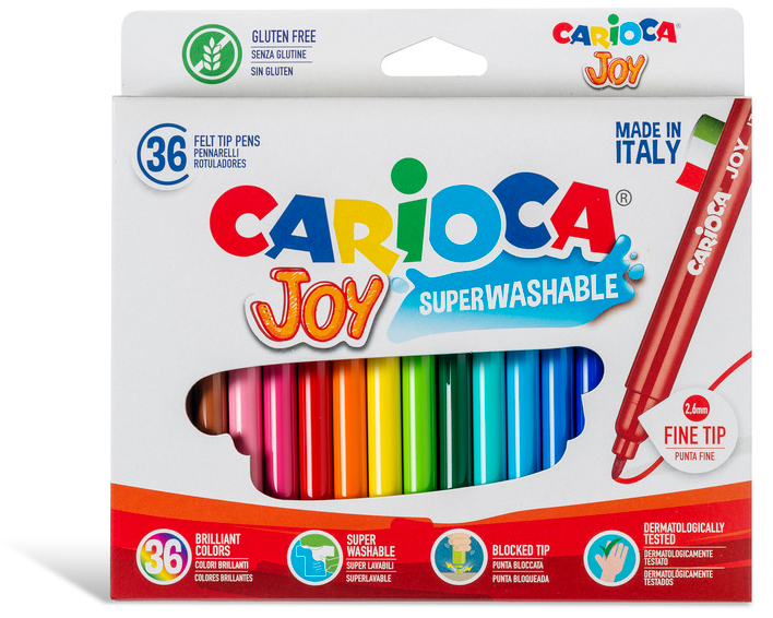 CARIOCA Fasermaler Joy 2,6mm 40616 36 Stück