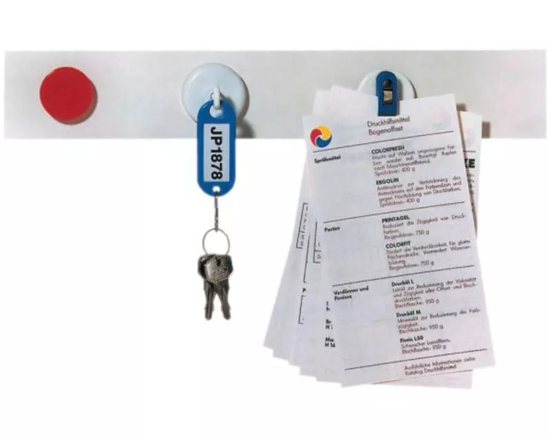 Franken Magnethaftleiste 100 x 5 cm, Silber