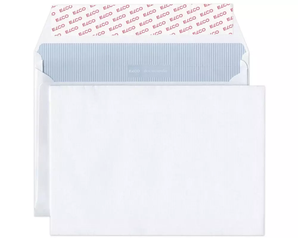ELCO Couvert Documento B5, Keine Fenster, 250 Stück