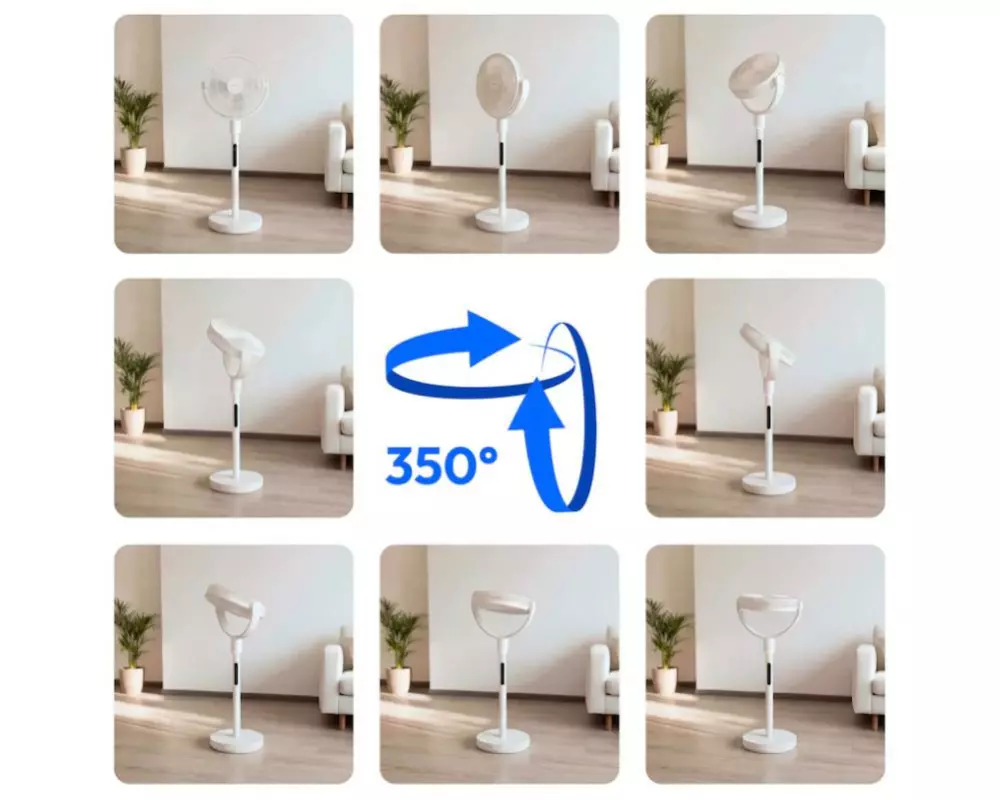 Medion Akku-Standventilator LIFE P25 SF Weiss