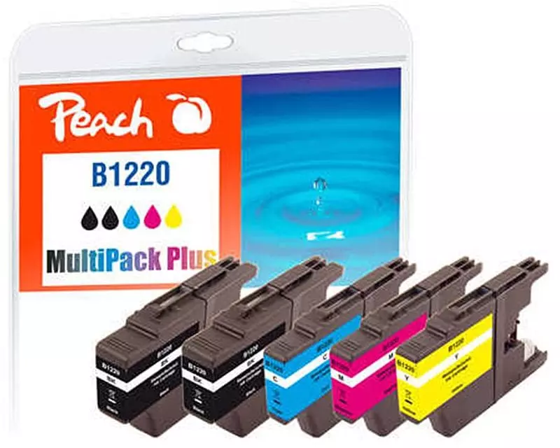 Peach Tinte Brother LC-1120 2x BK, je 1x C,M,Y