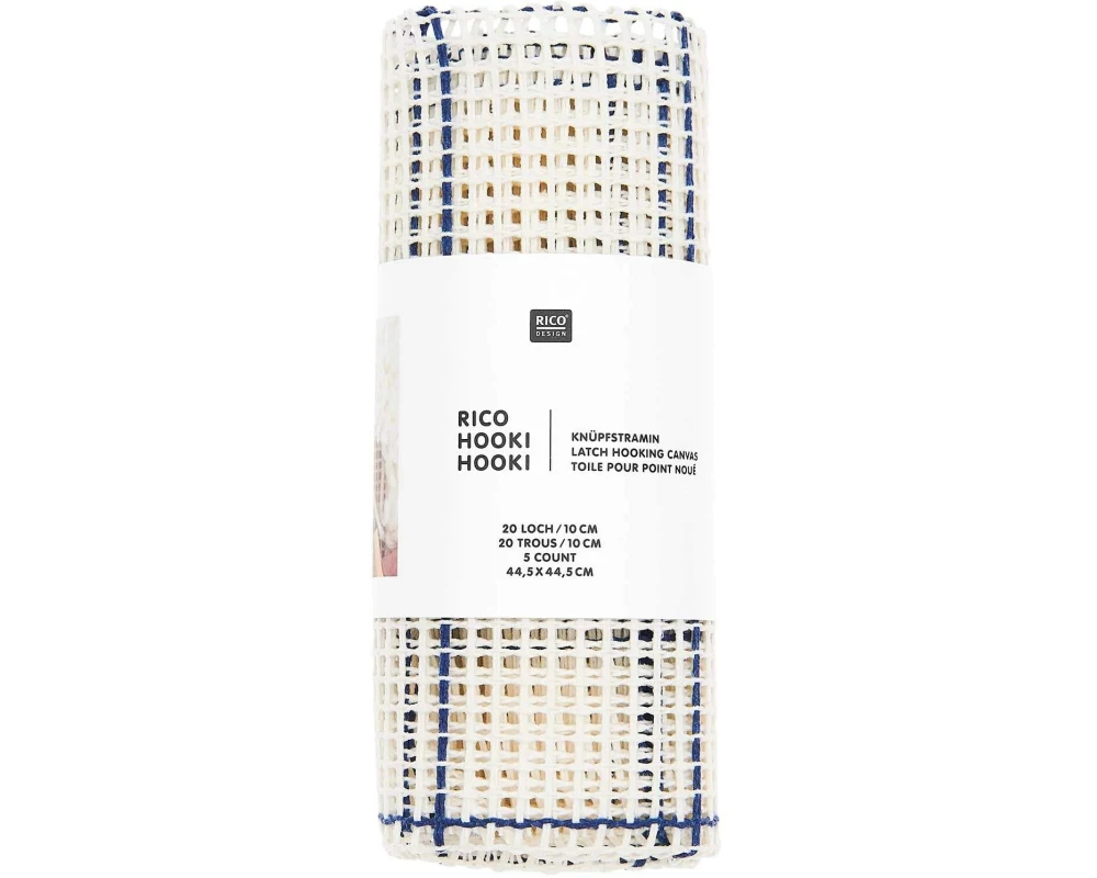 Rico Design Knüpfstramin Baumwolle/PES, 1 Stück, Beige