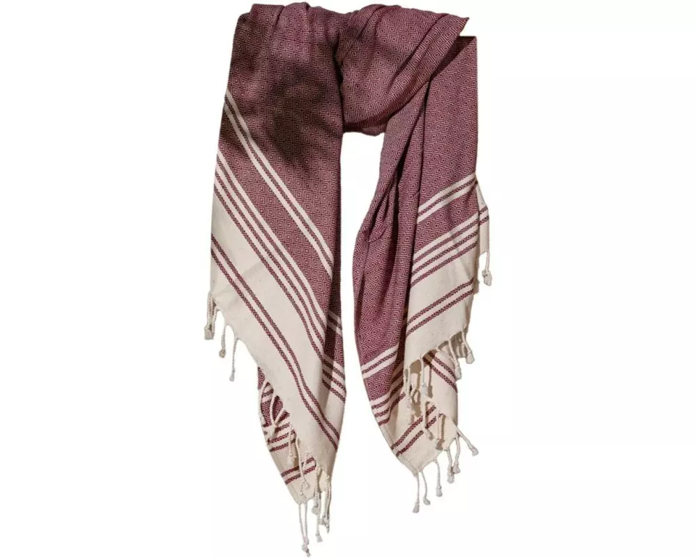 Foutastic Strandtuch New Diamond Claret Red