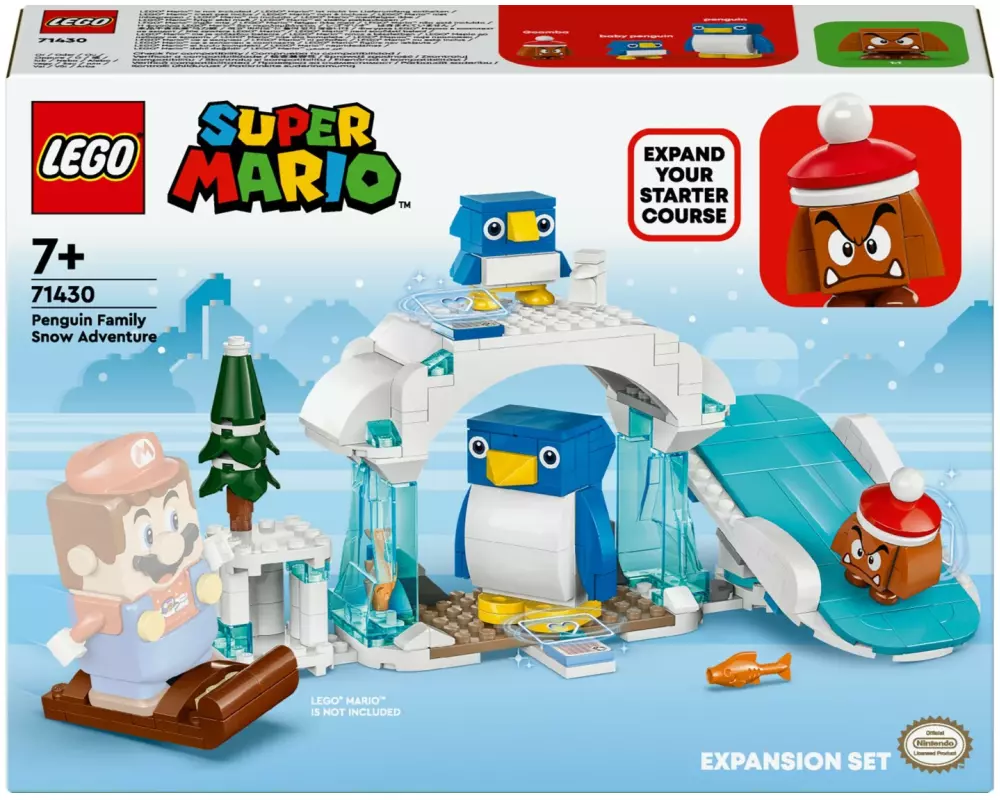 LEGO® Super Mario Schneeabenteuer mit Familie Pinguin 71430
