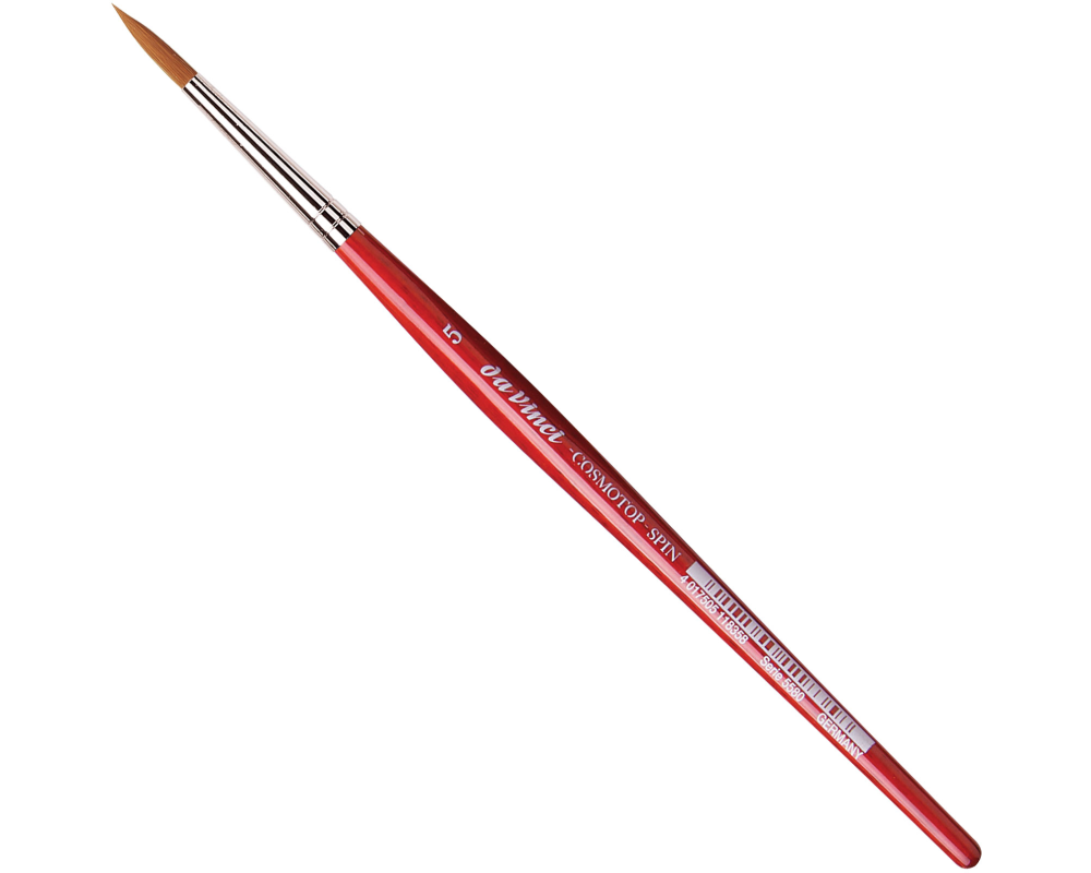 DA VINCI Rundpinsel Cosmotop Spin VA-5580_5 Grösse 5, Synthetik
