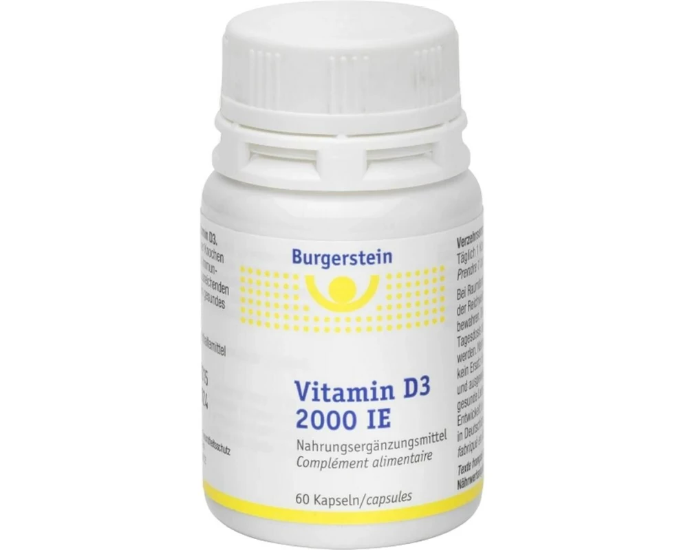 Burgerstein Kapsel Vitamin D3 2000 IE 60 Stück