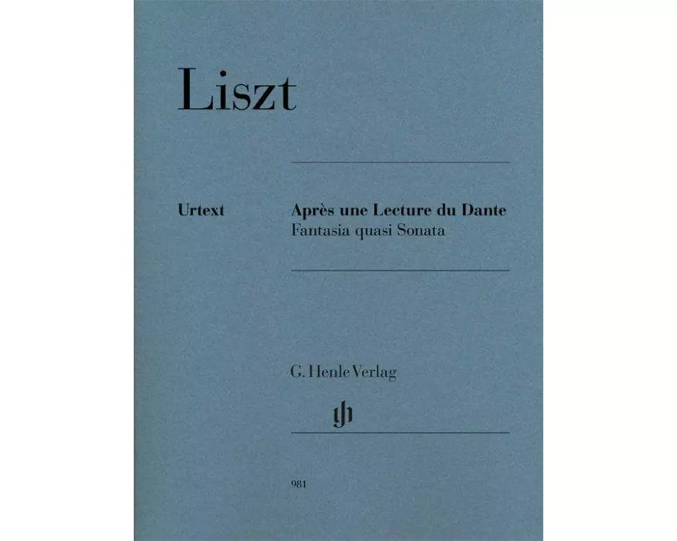 Liszt, Franz - Après une Lecture du Dante - Fantasia quasi Sonata