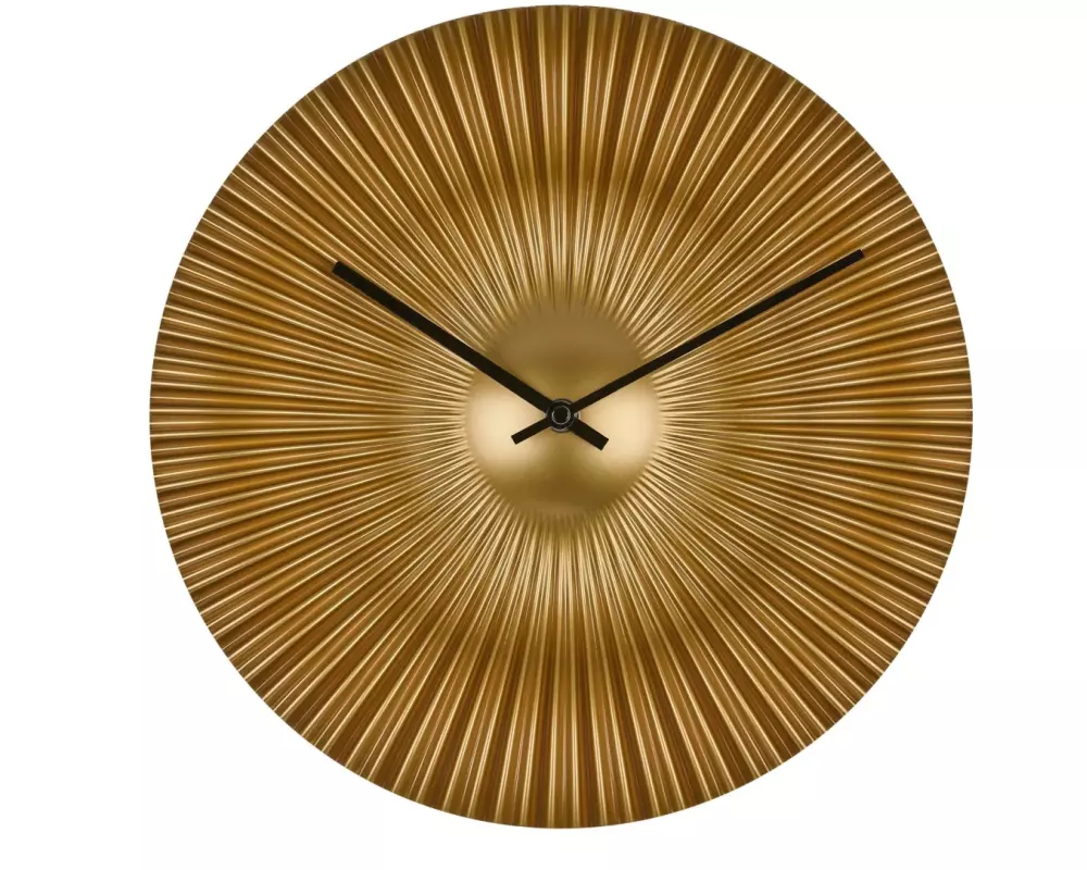 TFA Dostmann Wanduhr Rokoko Gold