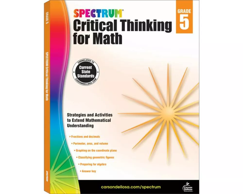 Spectrum Critical Thinking for Math Gr 5