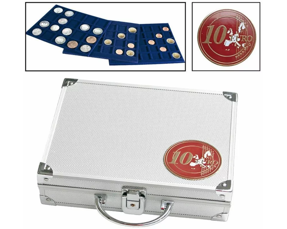 Alu-Münzkoffer für 10-Euro-Münzen