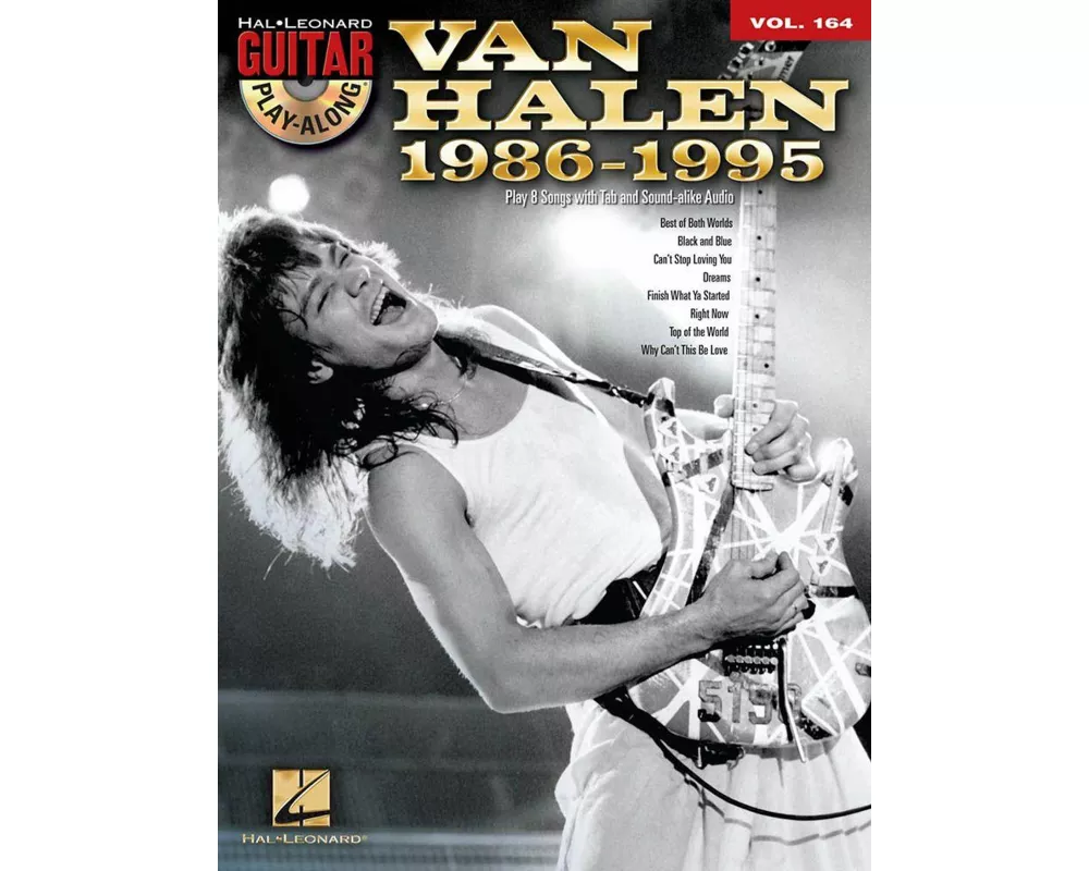 Van Halen 1986-1995 Guitar Play-Along Vol. 164