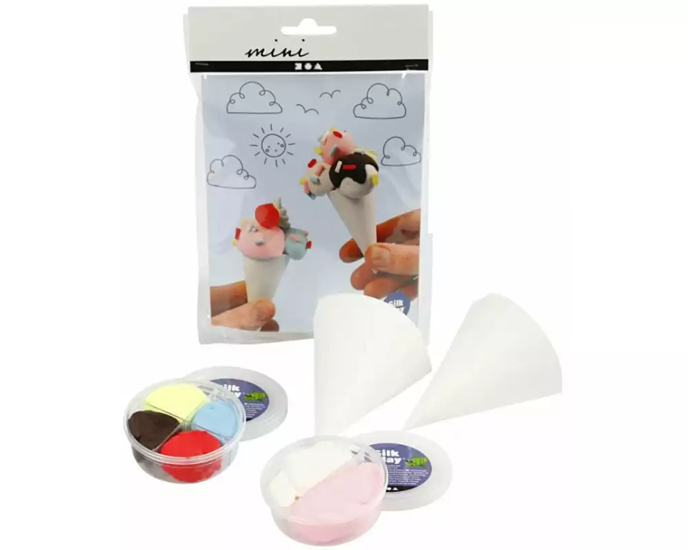 Creativ Company Modellier-Set Modellieren, Eishörnchen, 1 Set