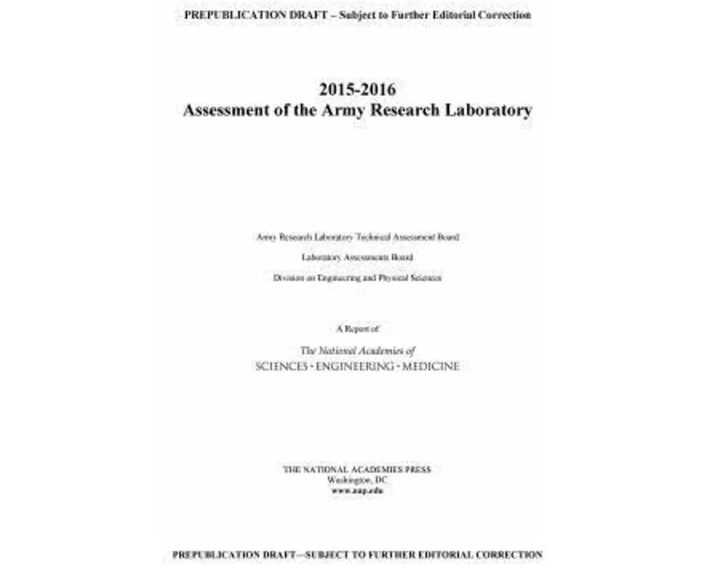 2015-2016 Assessment of the Army Research Laboratory
