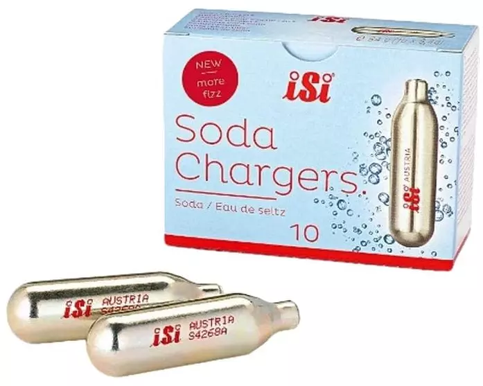 ISI Wassersprudler Kapseln 10 Stück, Gold