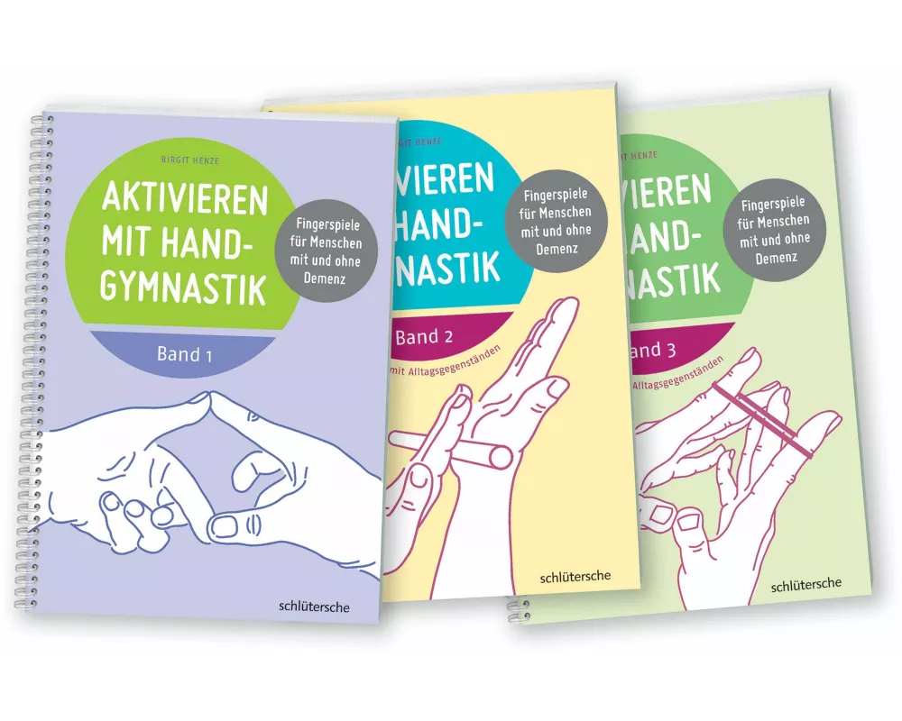 Aktivieren mit Handgymnastik , 3 Bde. im Set