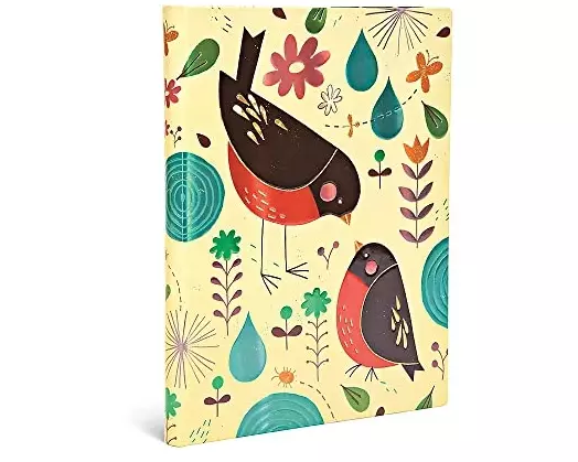 Mother Robin Ultra Hardcover 5-Year Snapshot Journal, 192pg, 120GSM by Paperblanks (Tracy Walker's Animal Friends)