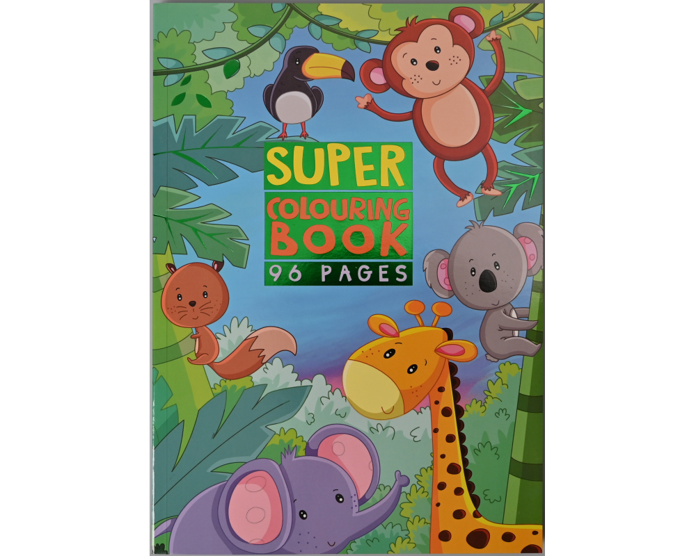 ROOST Super Malbuch Jungel B1040 assortiert 21x29,7cm