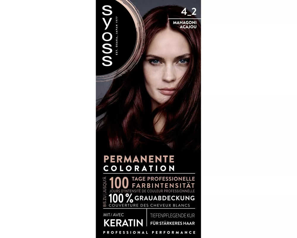 Syoss Haarcoloration 4-2 Mahagoni