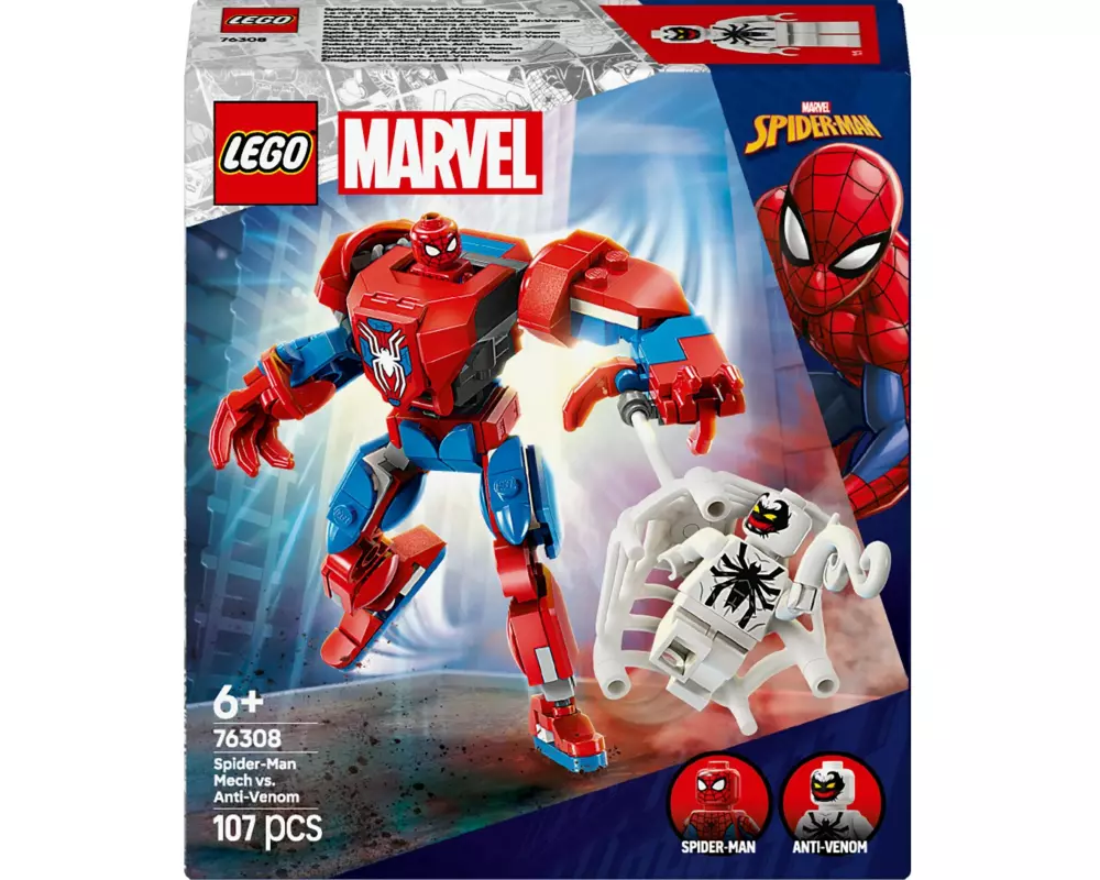 LEGO Marvel Spider-Man Mech vs. Anti-Venom 76308