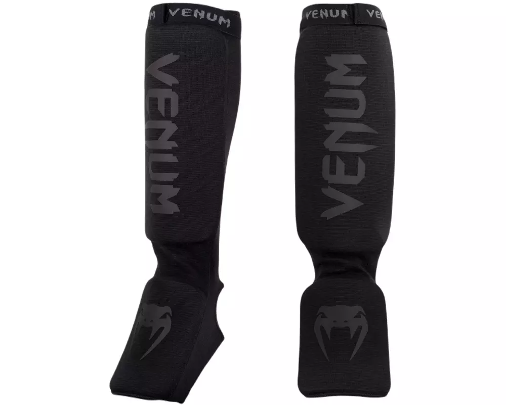 Venum Kontact Shin guards Schwarz, XL