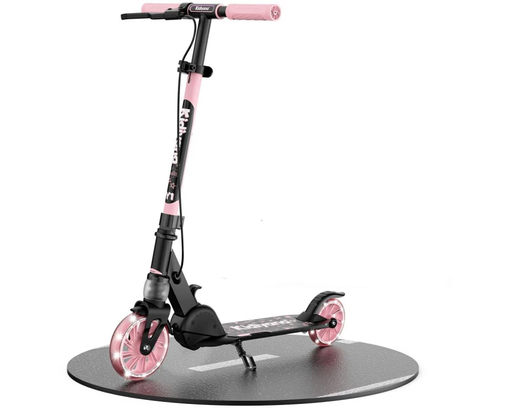Kidiyana Kinder Scooter mit Leuchträdern, bis 50 kg