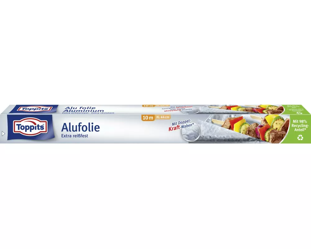 Toppits Alufolie XL 44 cm x 10 m