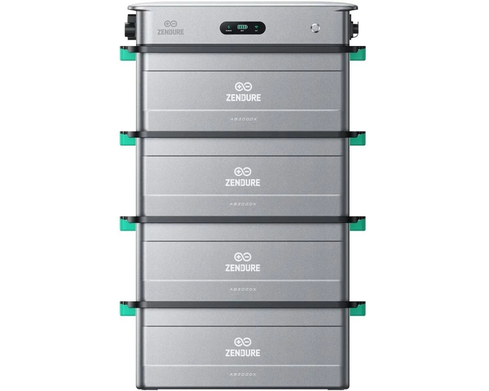 Zendure Kit SolarFlow 2400 AC 11.52 kWh mit 4x AB3000X Erw. Batt.