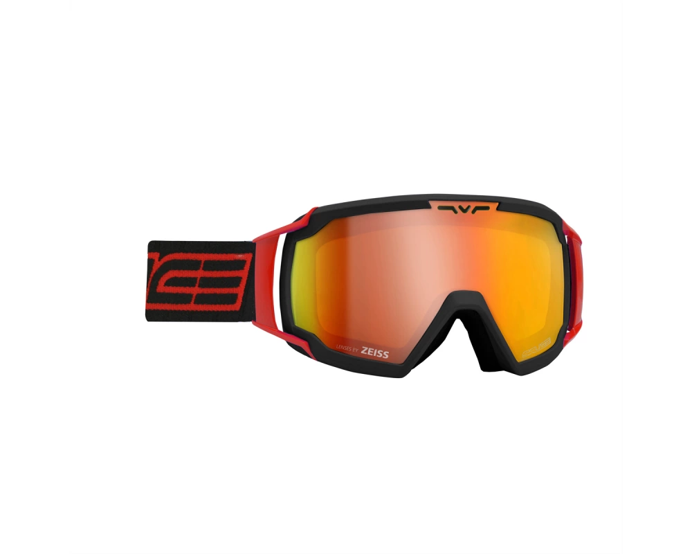 Salice Occhiali Skibrille 618DARWF, Black/Red / Dav RW Red