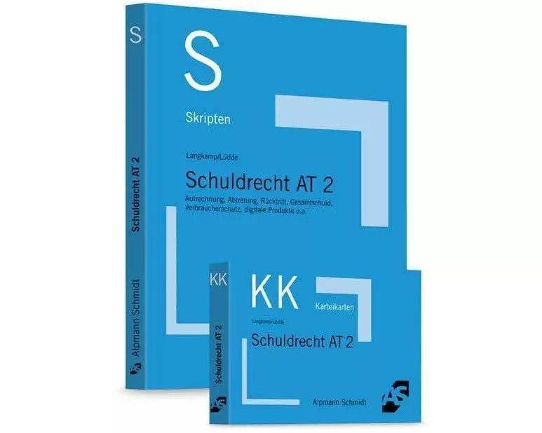 Paket Langkamp, Skript Schuldrecht AT 2 + Lamgkamp, Karteikarten Schuldrecht AT 2