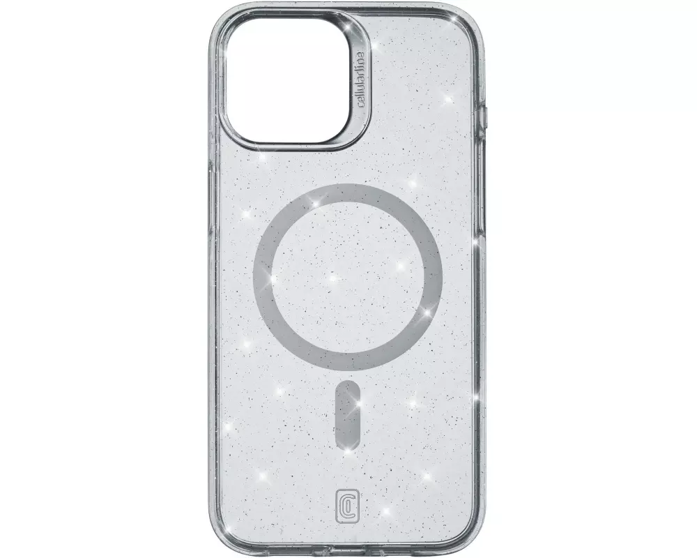 Cellular Line Back Cover Sparkle Case iPhone 15 Transparent
