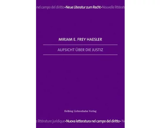 Aufsicht über die Justiz