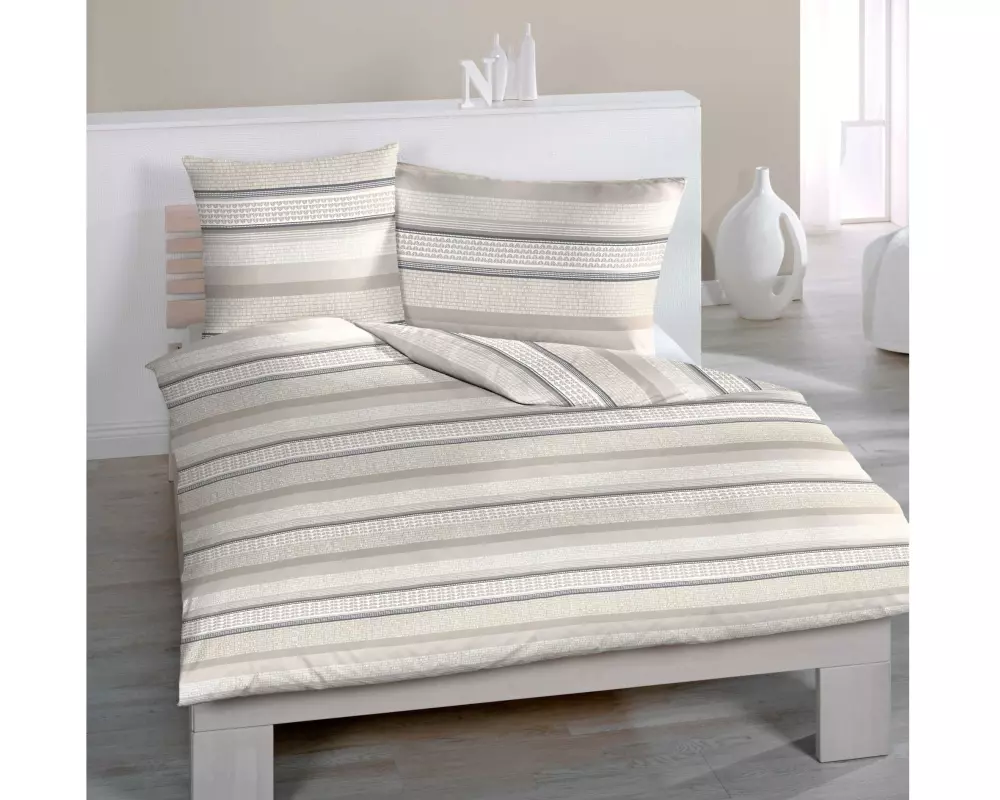 Home Fashion Duvetbezug Satin bedruckt Ilsy 160 x 210 cm