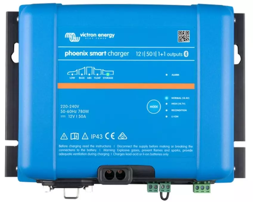 Victron Batterieladegerät Phoenix Smart IP43 12 V 50A 1+1