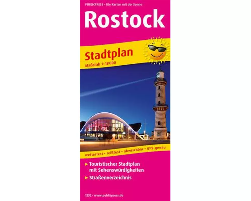 Rostock, Stadtplan 1:18.000