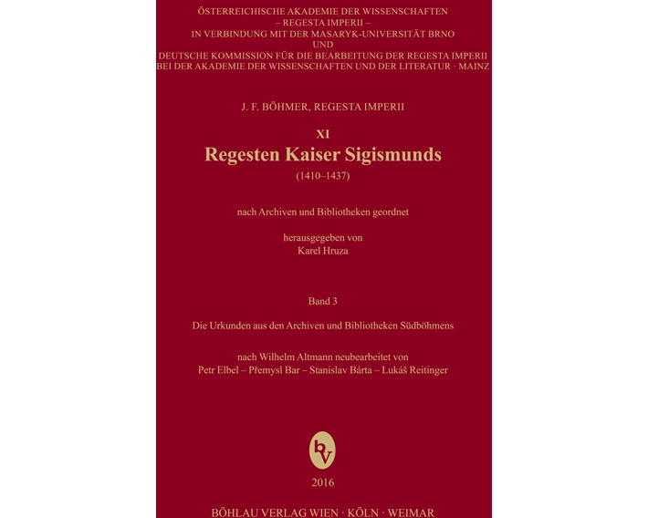 Regesten Kaiser Sigismunds (1410-1437) Band 3
