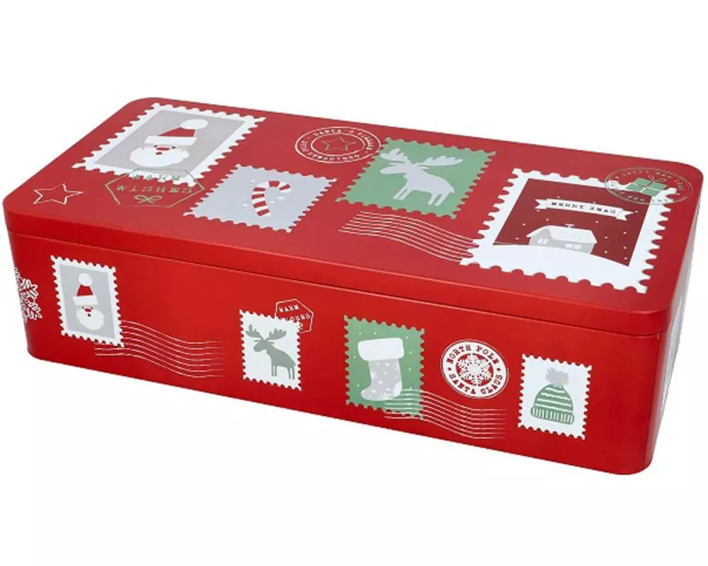 RBV Birkmann Guetzli-Dose Dear Santa 40 x 20 cm