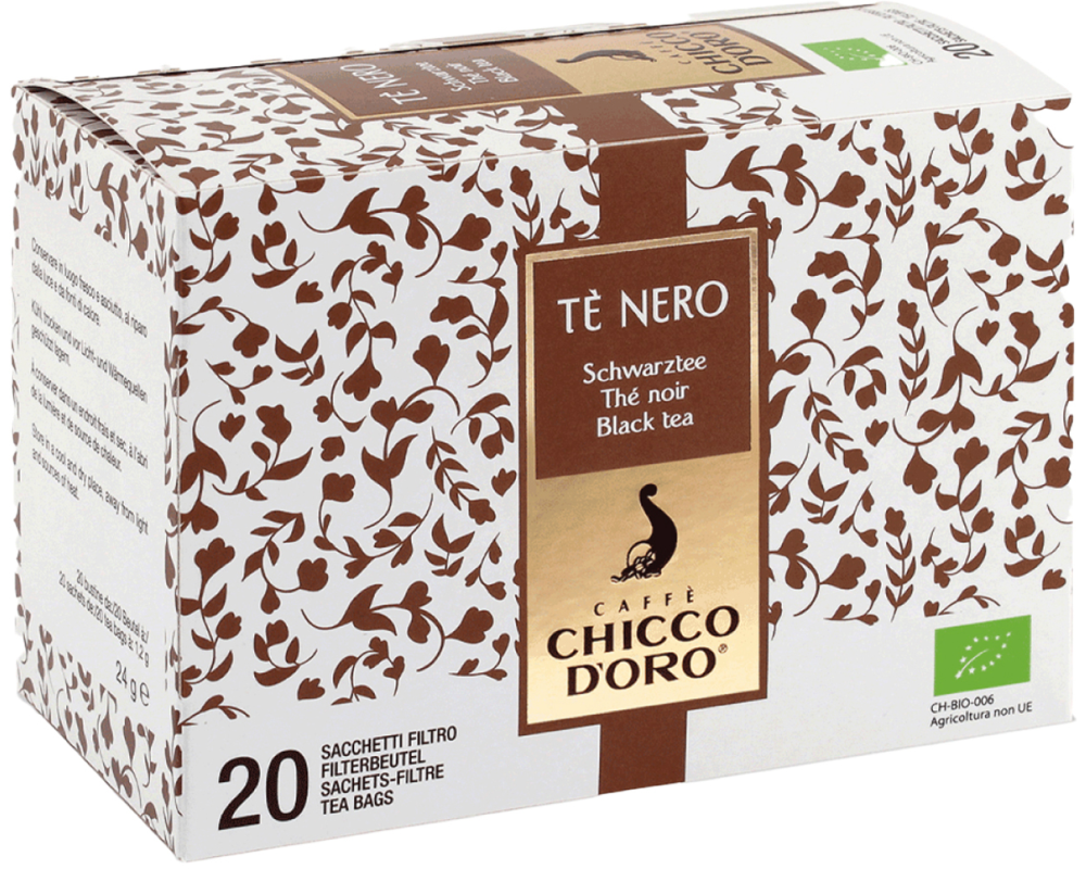 CHICCO D'ORO Bio-Schwarztee 900904 1.2g, 20 Stk.
