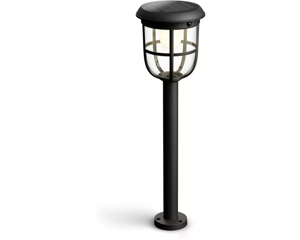 Philips Radii UE Sockelleuchte Solar schwarz 3000K