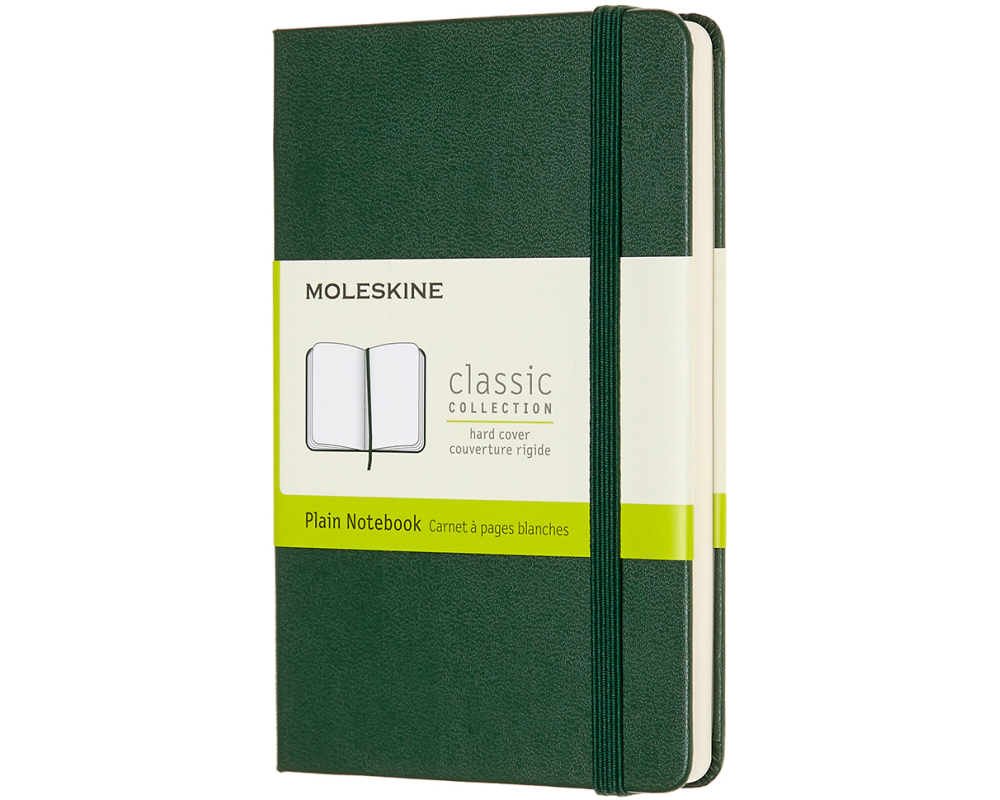 MOLESKINE Notizbuch HC P/A6 629032 blanko, myrtengrün,192 Seiten