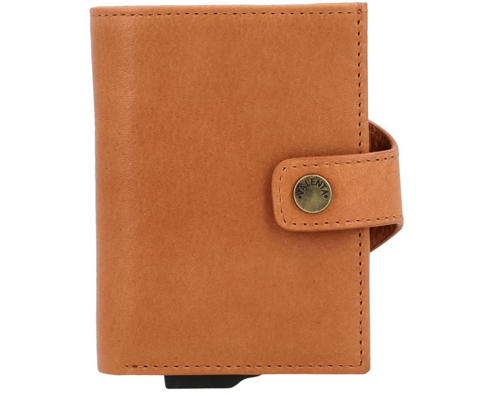 VALENTA Card Case Plus Wallet Luxe 589550 Tan