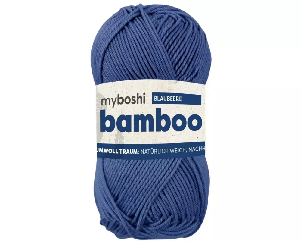 myBoshi Wolle Bamboo blaubeere