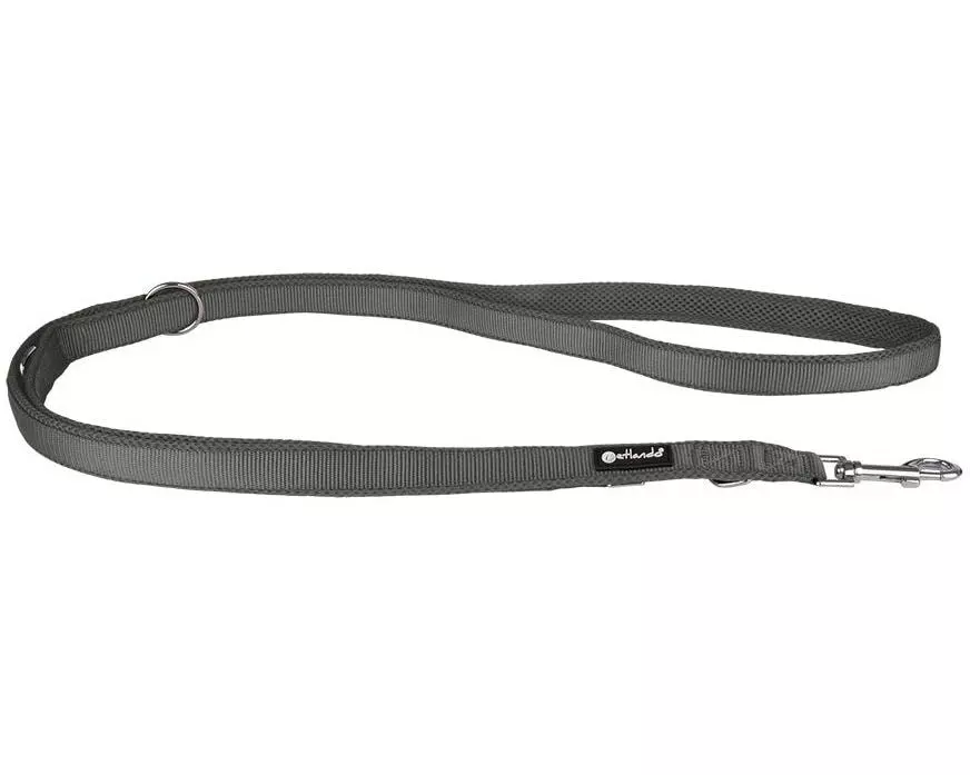 petlando Hundeleine Mesh, 3 m, Anthrazit