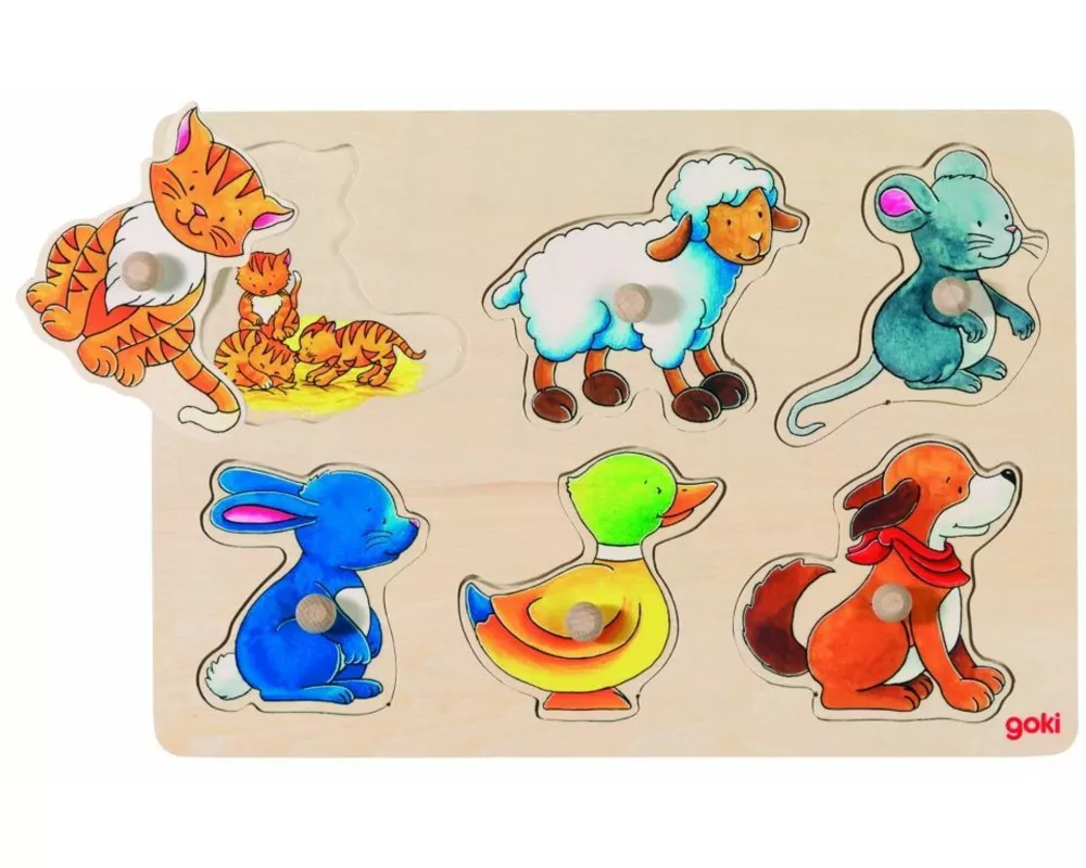 Hintergrundbildpuzzle Mutter und Kind