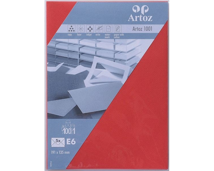 ARTOZ Couverts 1001 E6 107374185 100g, rot 5 Stück