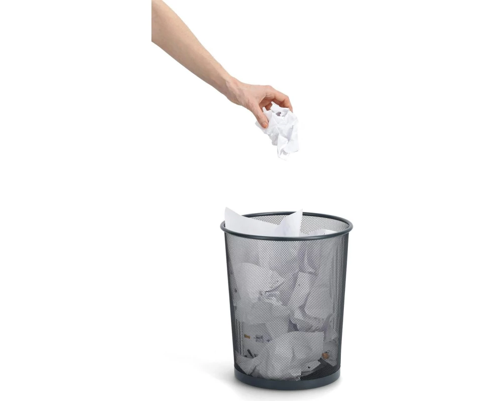 Zeller Present Papierkorb Mesh 18 l, Anthrazit