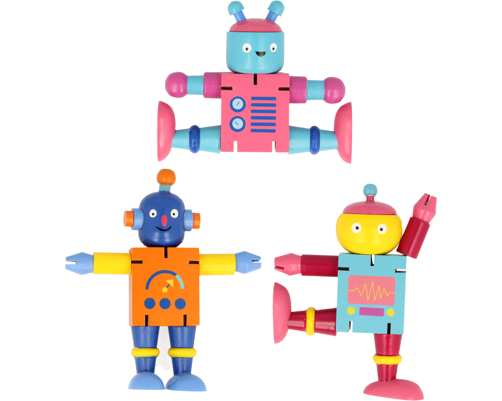 ROOST Holzroboter 4x8x6cm WD225F