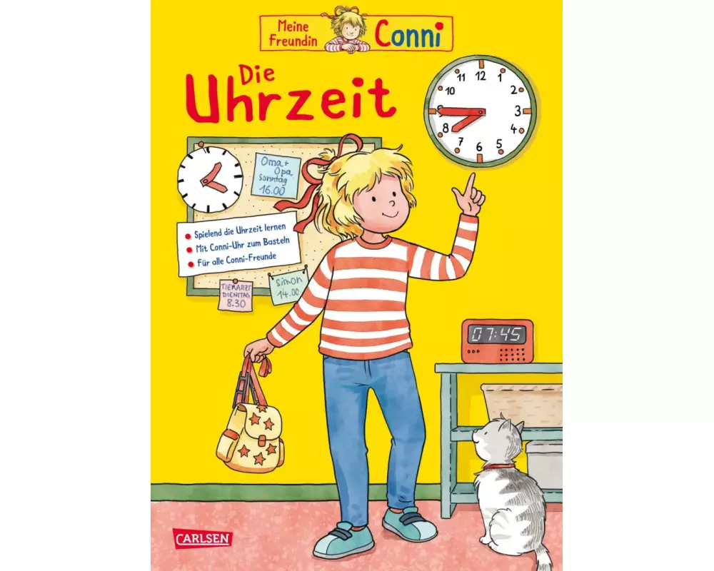 Conni Gelbe Reihe (Beschäftigungsbuch): Die Uhrzeit | Der Klassiker komplett überarbeitet