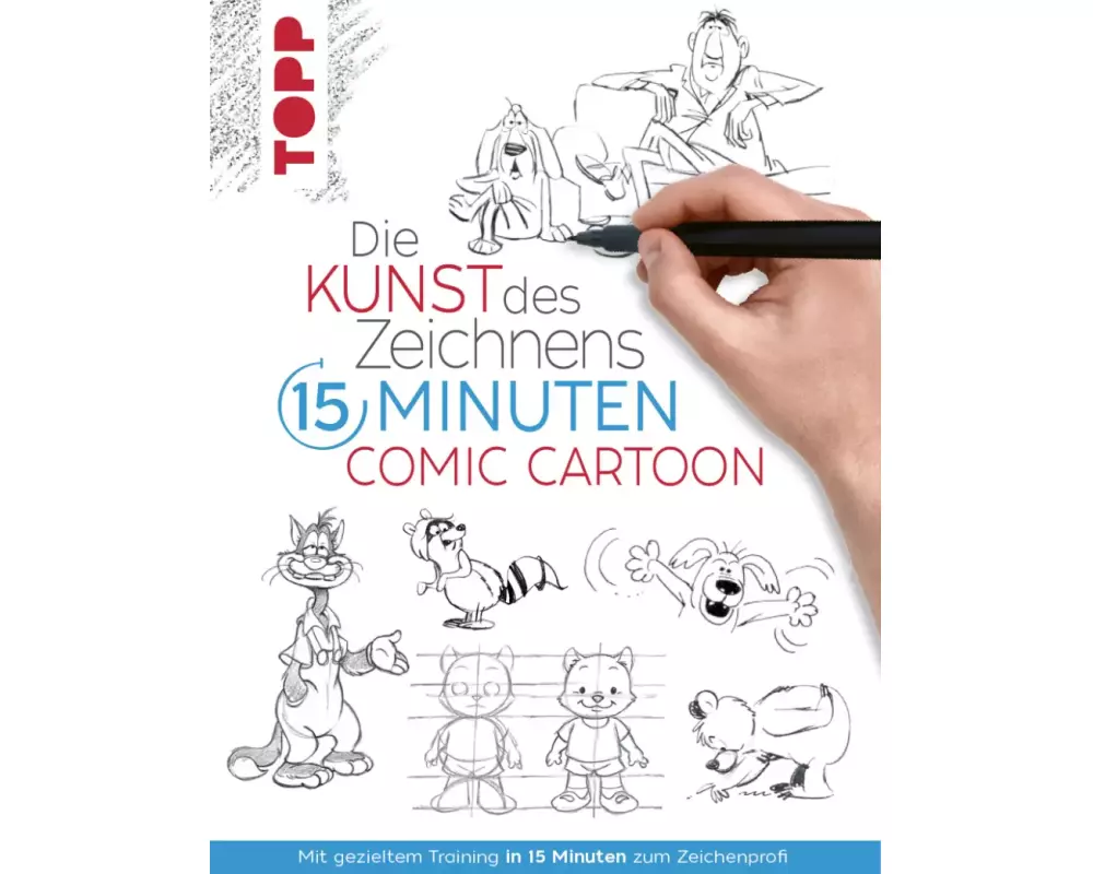 Die Kunst des Zeichnens 15 Minuten - Comic Cartoon