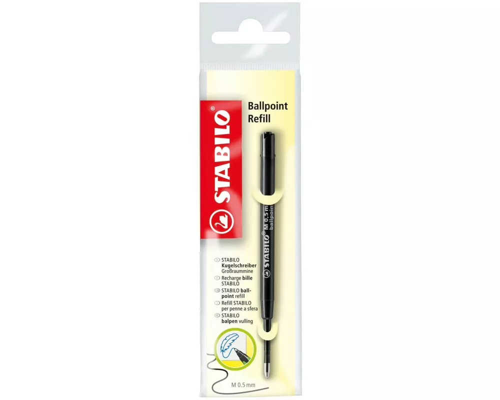 STABILO Schreibmine Ballpoint Refill 0.5 mm Schwarz
