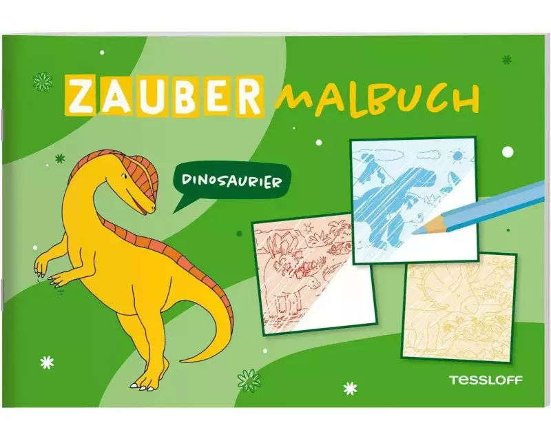 Zaubermalbuch. Dinosaurier